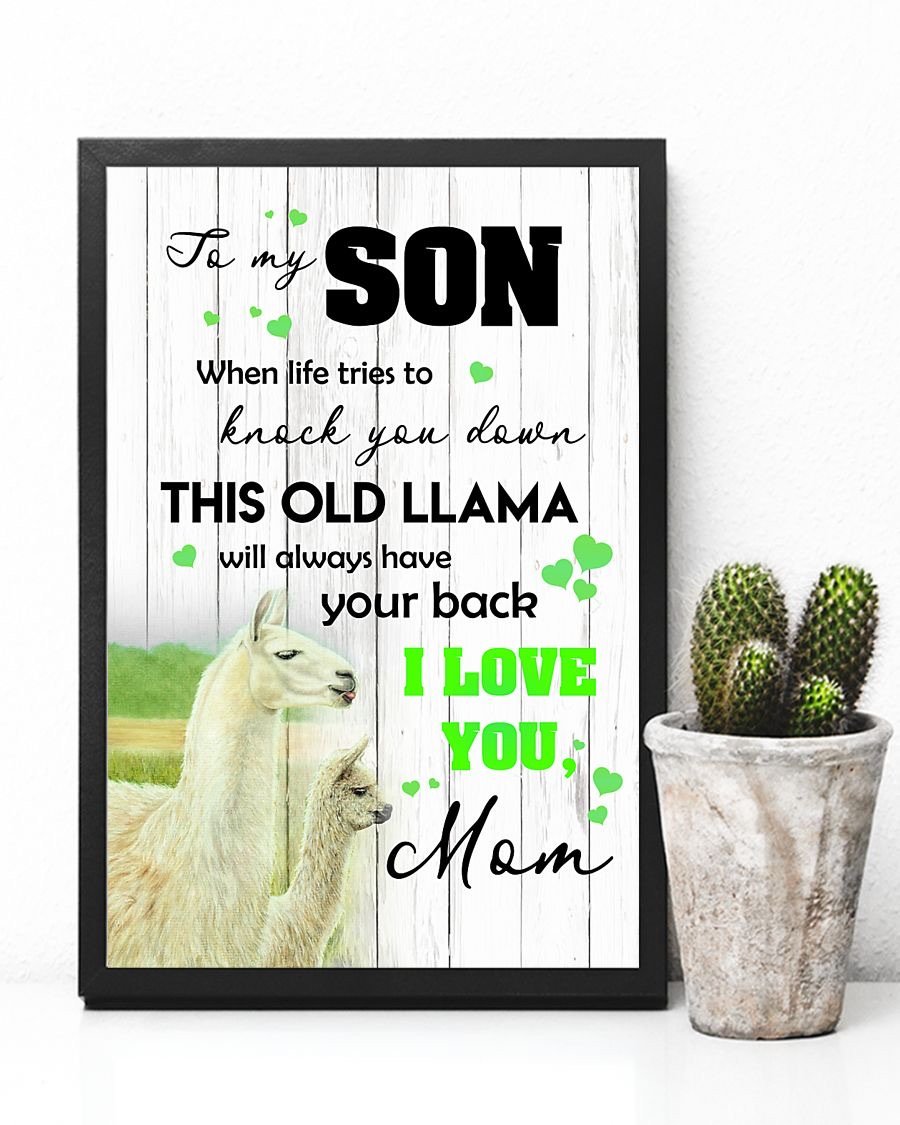 To My Son Poster - Great Gifts For Your Son-A Loves Gift