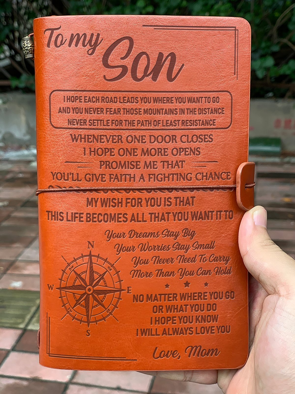 To My Son - Vintage Journal Notebook-A Loves Gift