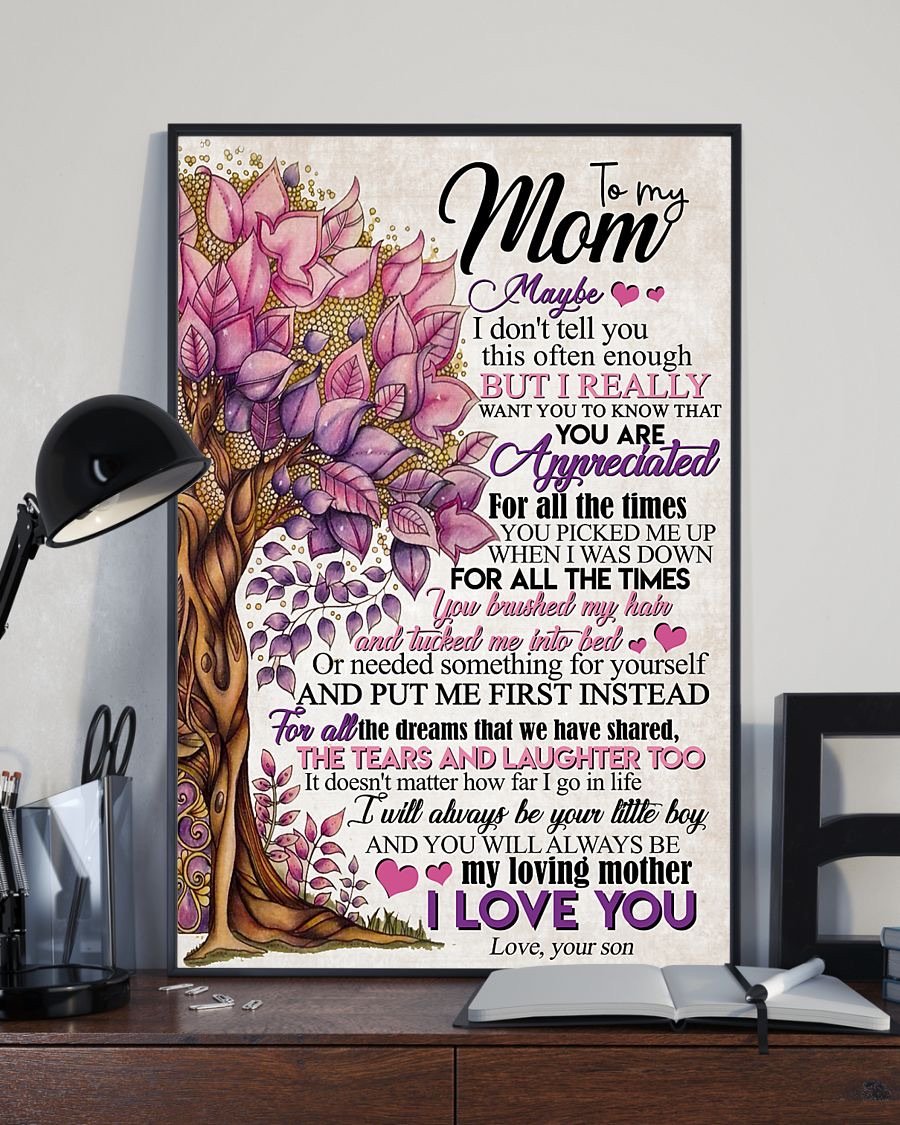 To My Mom Poster-A Loves Gift
