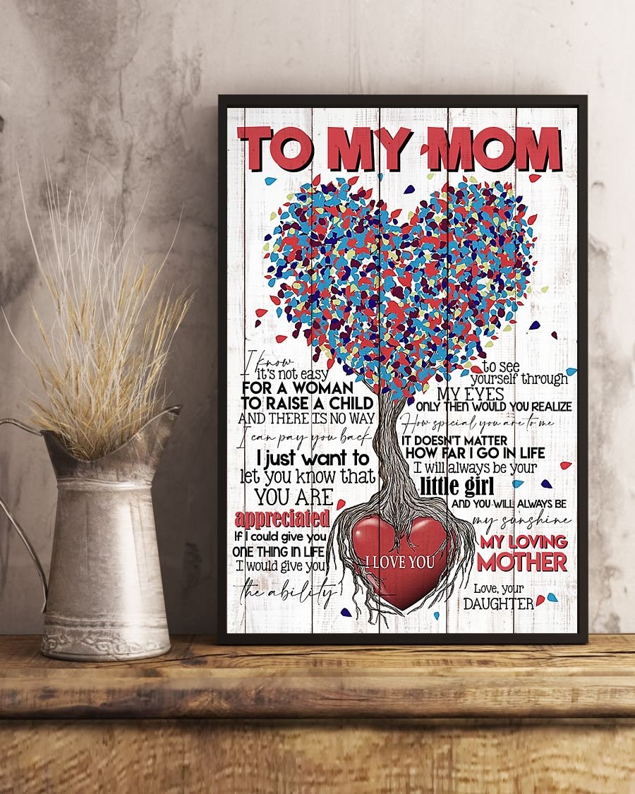 To My Mom Poster-A Loves Gift