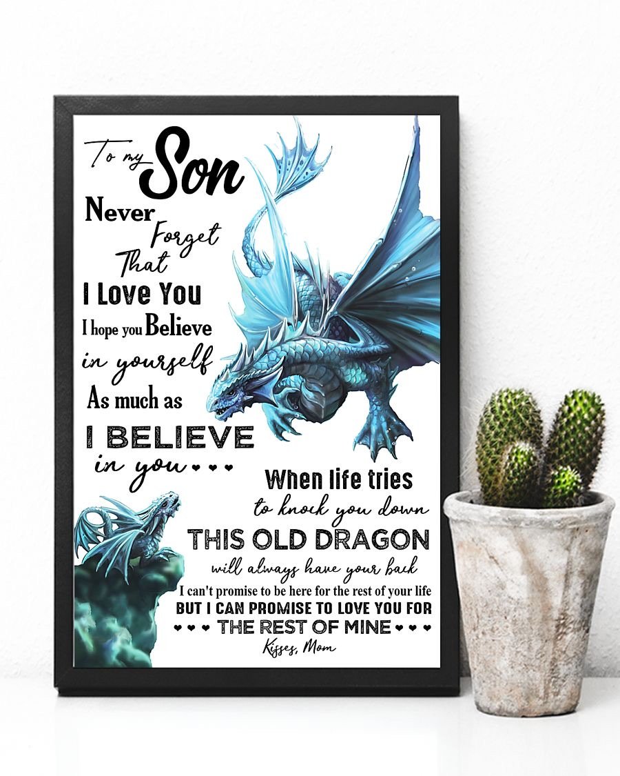 To My Son Poster - Great Gifts For Your Son-A Loves Gift