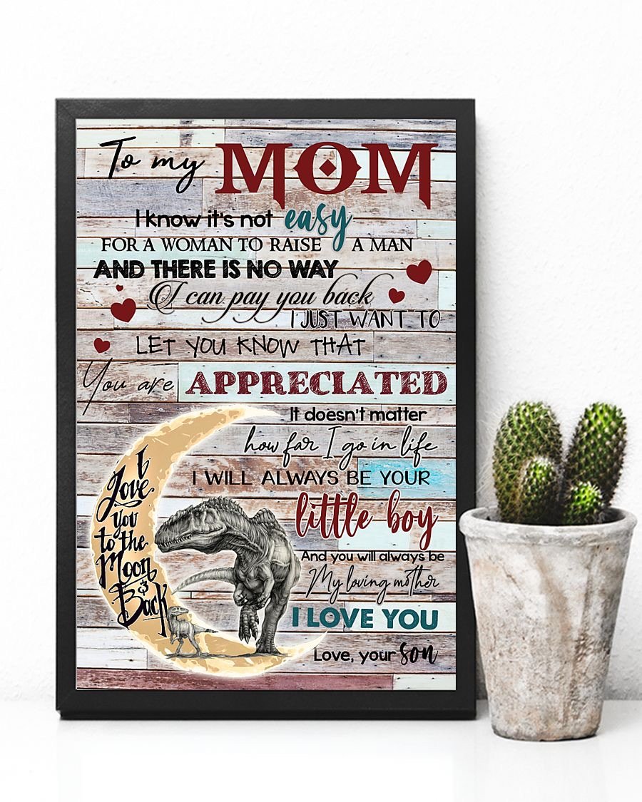 To My Mom Poster-A Loves Gift