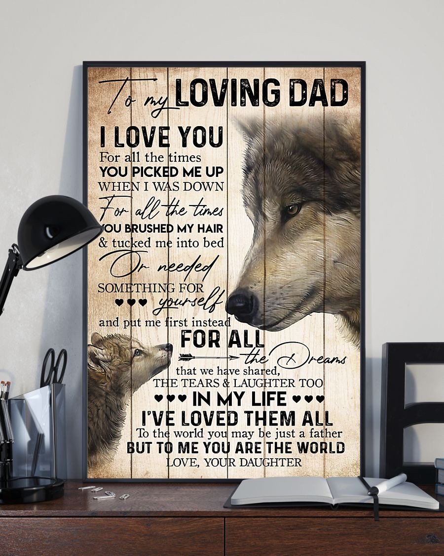 To My Dad Poster-A Loves Gift