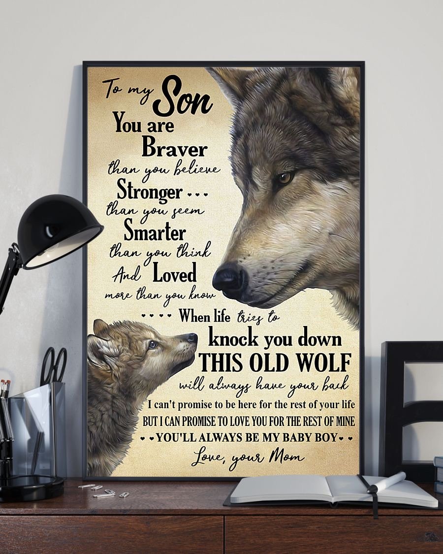 To My Son Poster - Great Gifts For Your Son-A Loves Gift