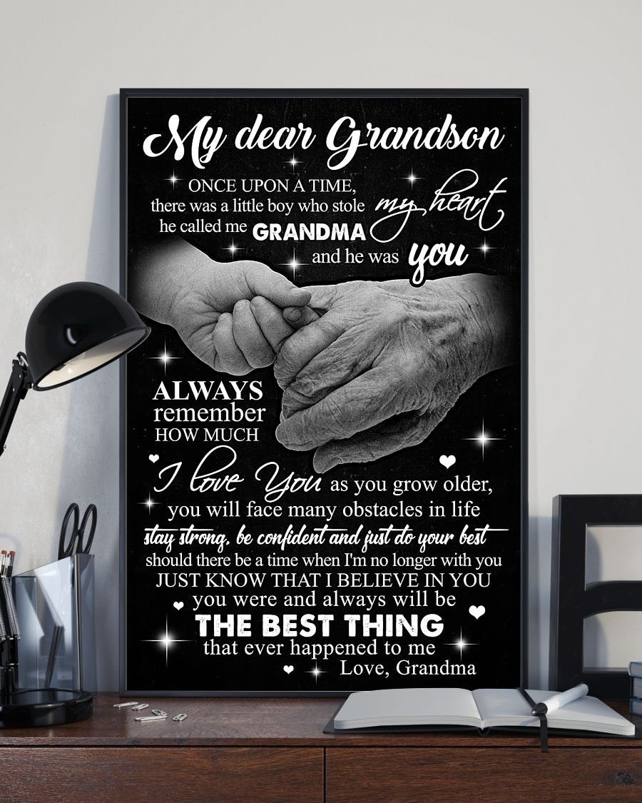 To My Grandson Poster-A Loves Gift