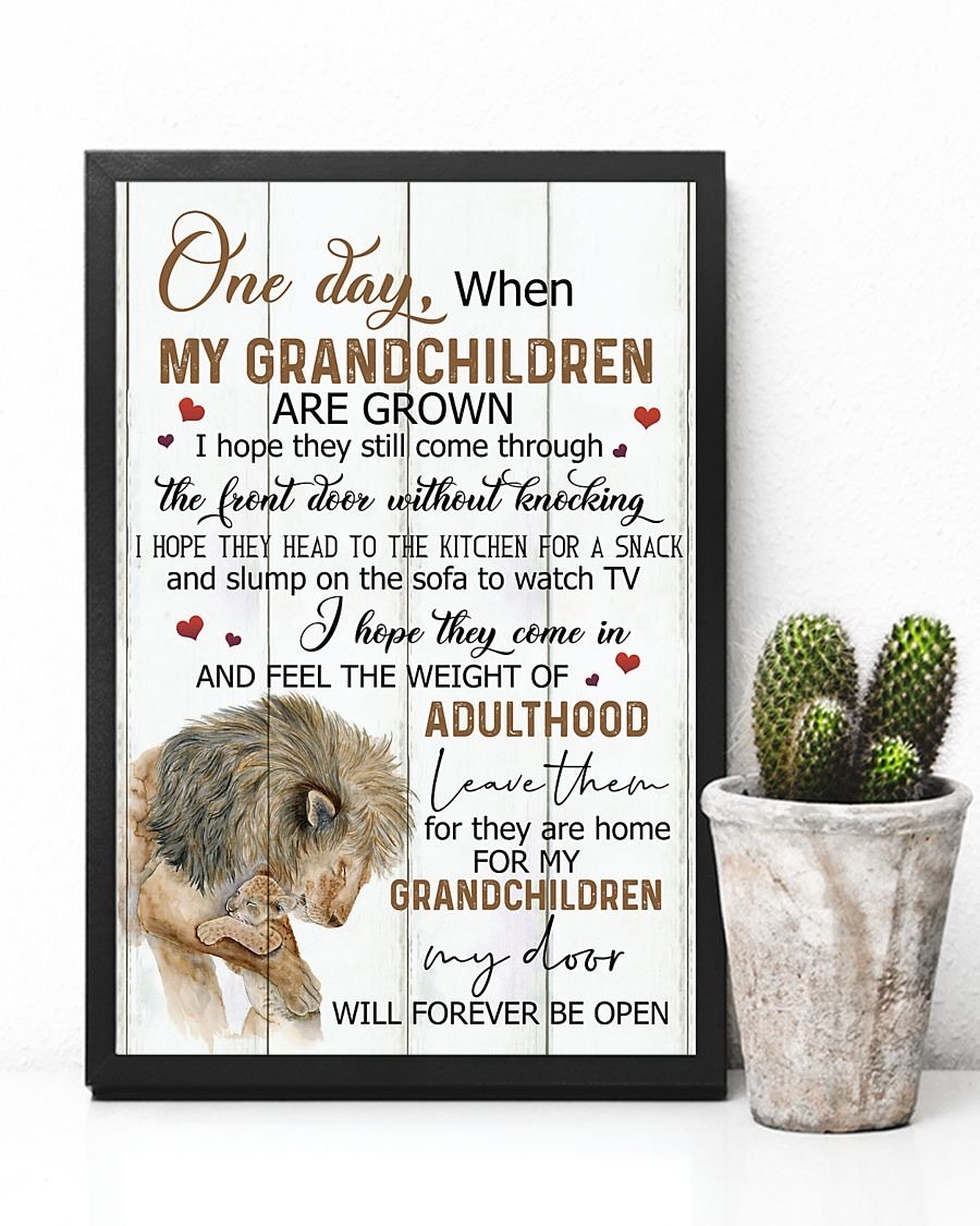 To My Grandson Poster-A Loves Gift