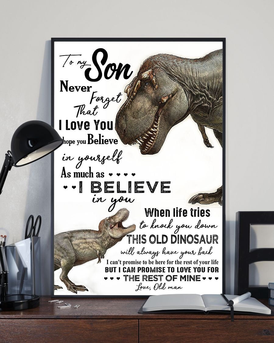 To My Son Poster - Great Gifts For Your Son-A Loves Gift