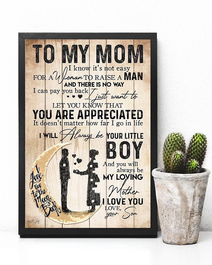 To My Mom Poster-A Loves Gift
