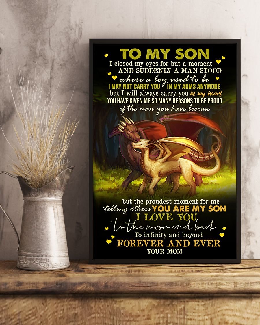 To My Son Poster - Great Gifts For Your Son-A Loves Gift