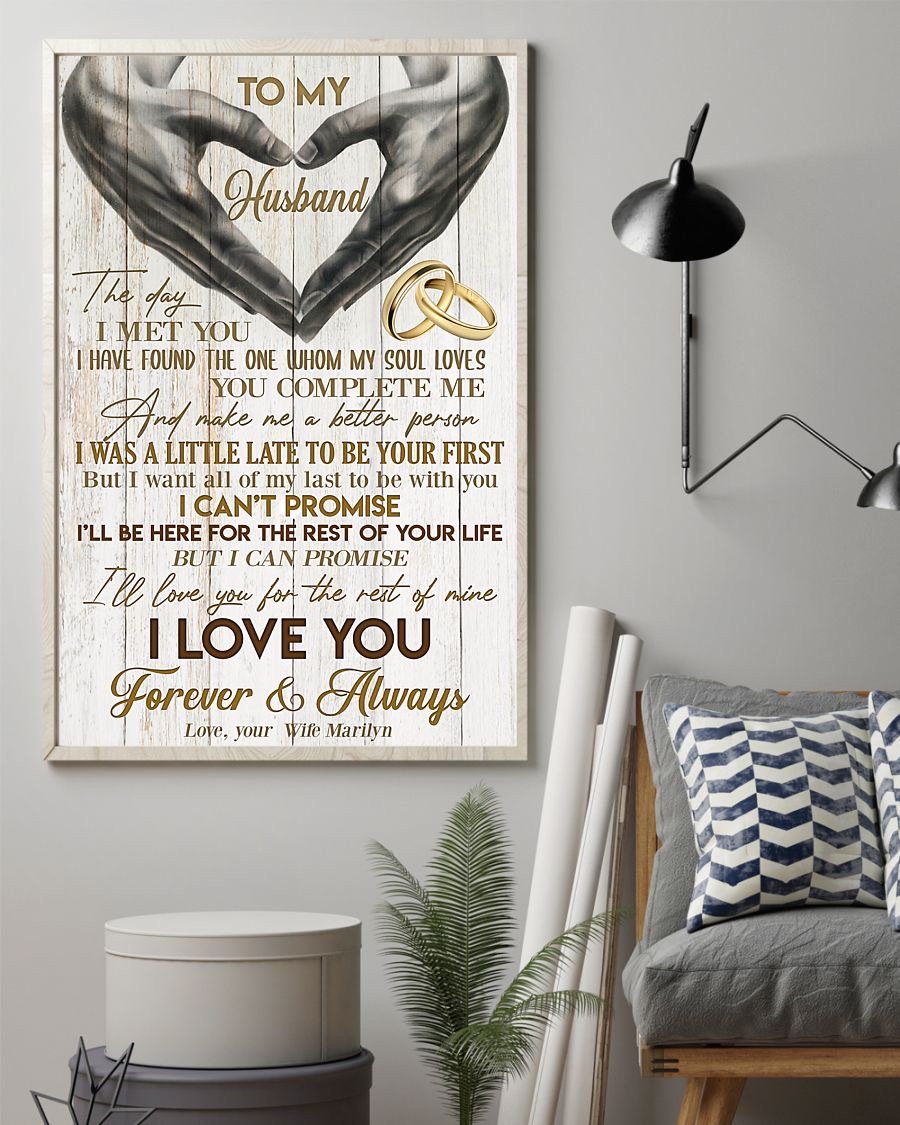 To My Husband  Poster-A Loves Gift