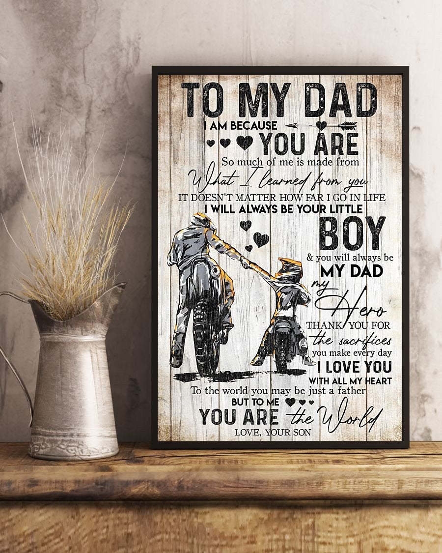 To My Dad Poster-A Loves Gift
