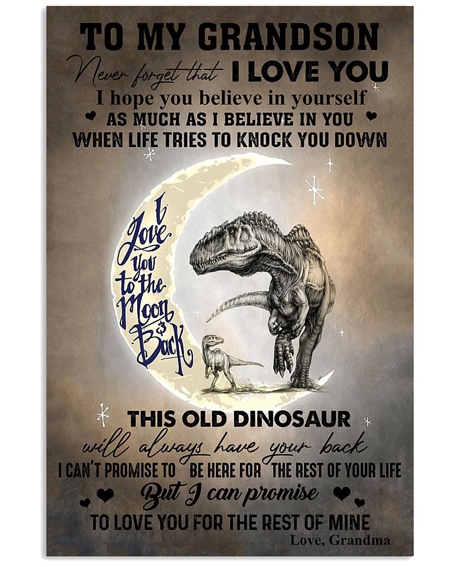 To My Grandson Poster-A Loves Gift