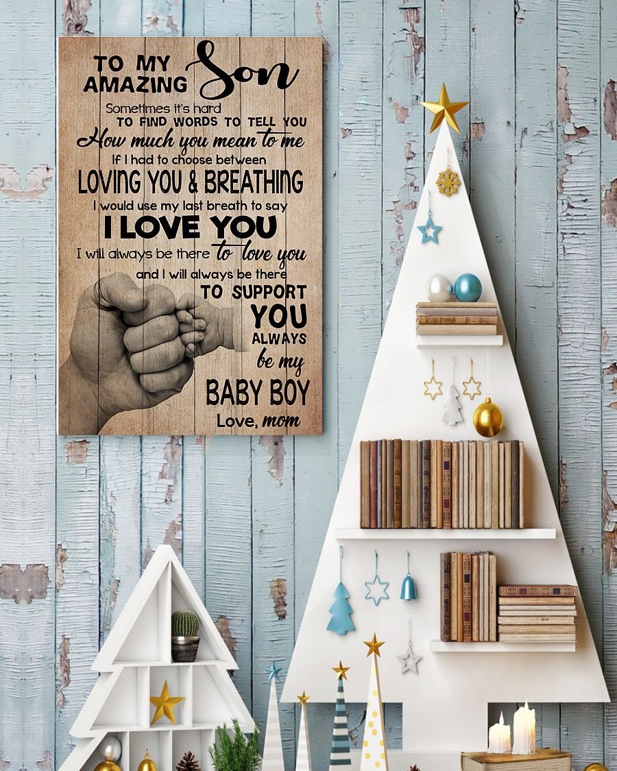 To My Son Poster - Great Gifts For Your Son-A Loves Gift