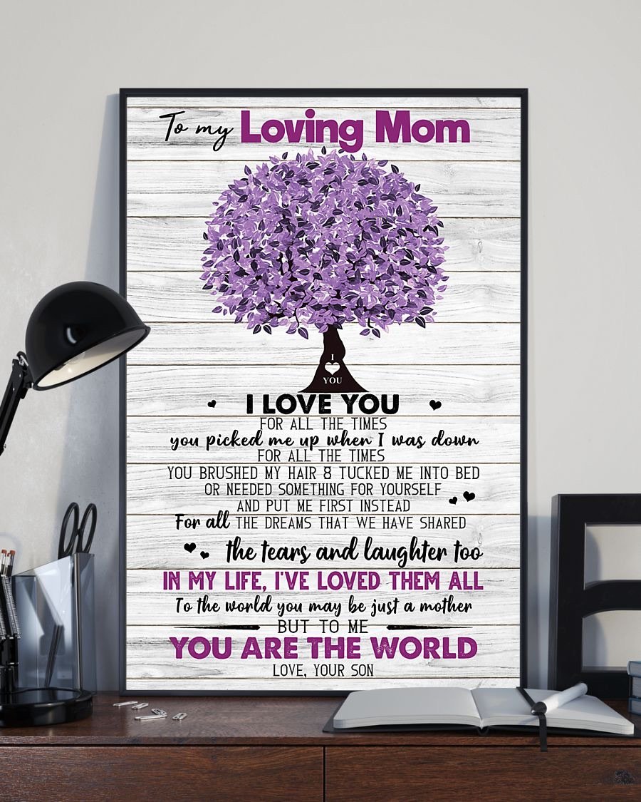 To My Mom Poster-A Loves Gift