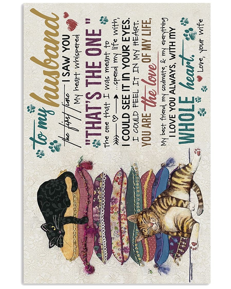 Perfect Gifts For Husband - To My Husband Poster-A Loves Gift