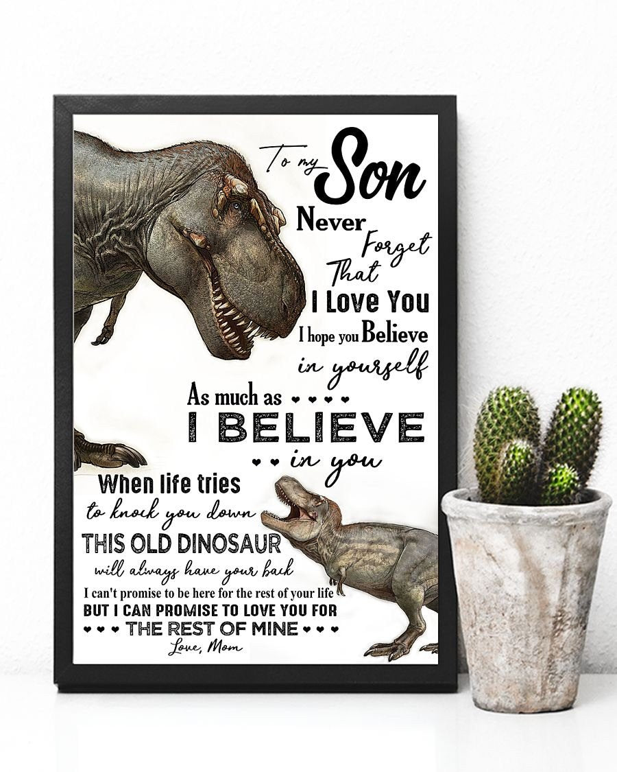 To My Son Poster - Great Gifts For Your Son-A Loves Gift