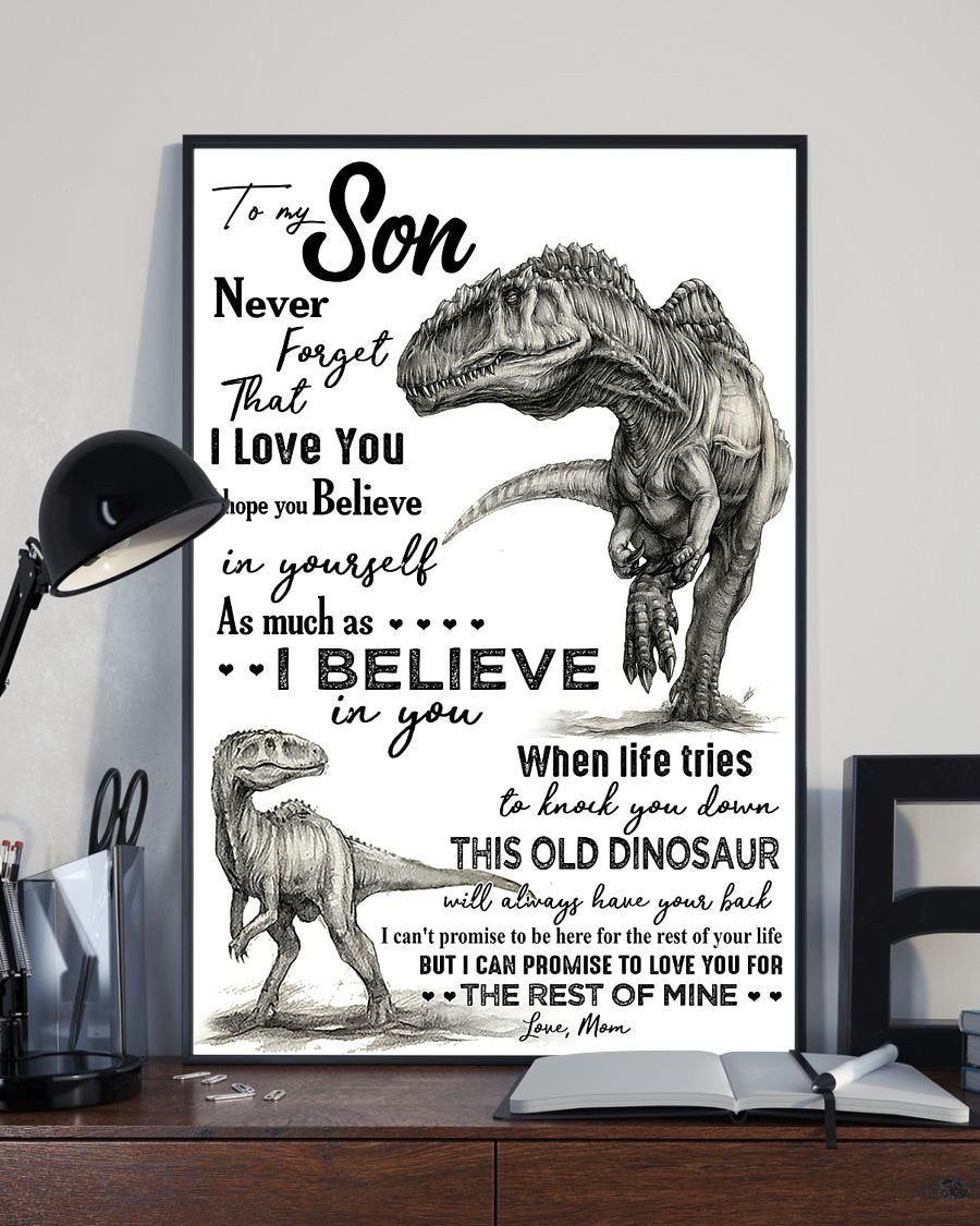 To My Son Poster - Great Gifts For Your Son-A Loves Gift