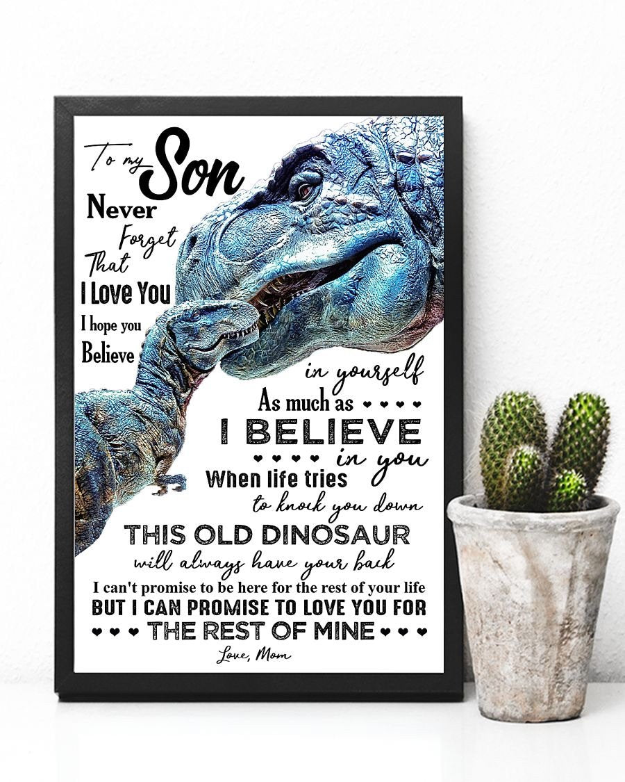 To My Son Poster - Great Gifts For Your Son-A Loves Gift
