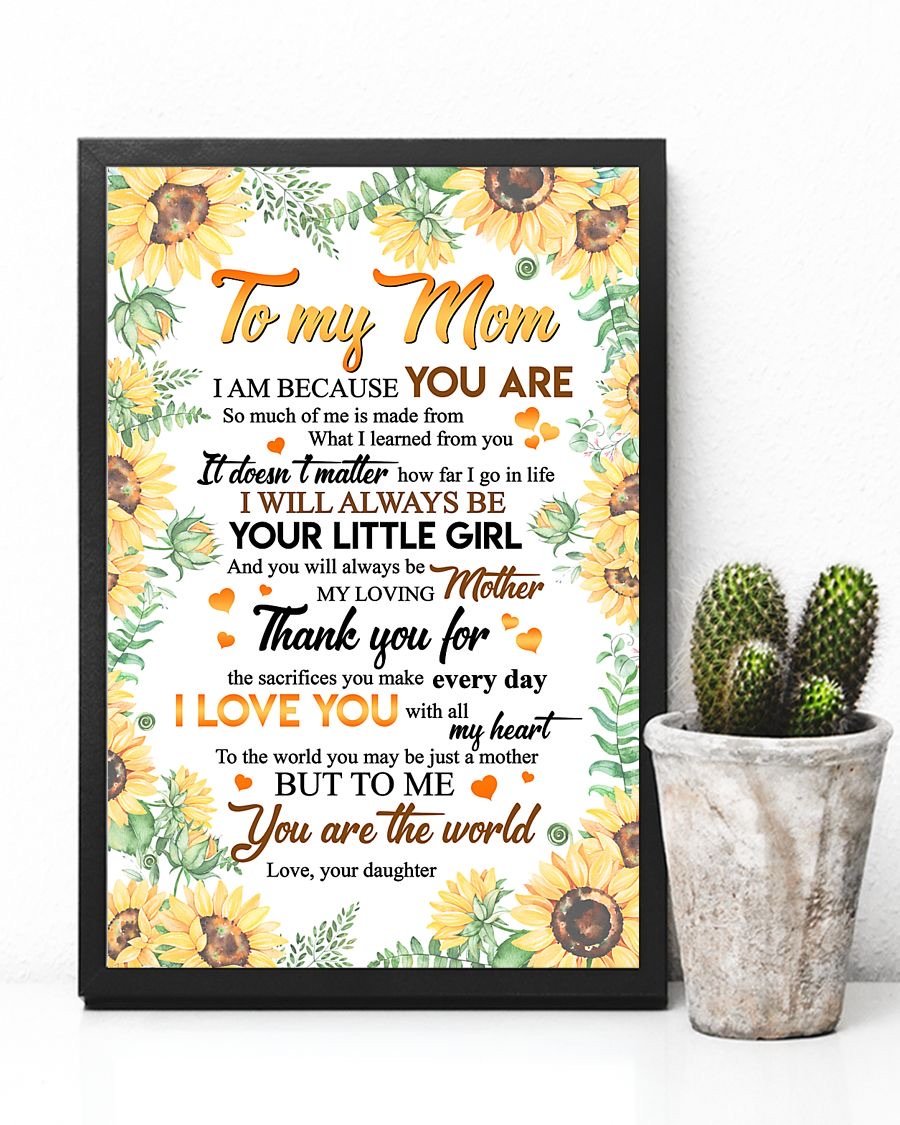 To My Mom Poster-A Loves Gift