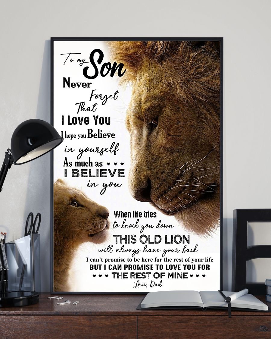 To My Son Poster - Great Gifts For Your Son-A Loves Gift