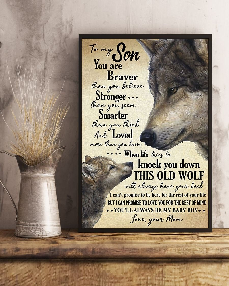 To My Son Poster - Great Gifts For Your Son-A Loves Gift