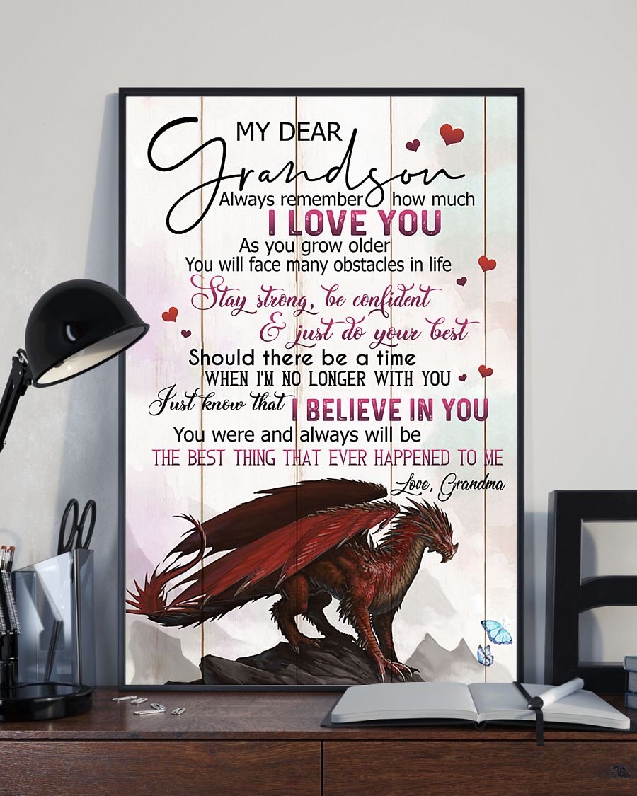 To My Grandson Poster-A Loves Gift