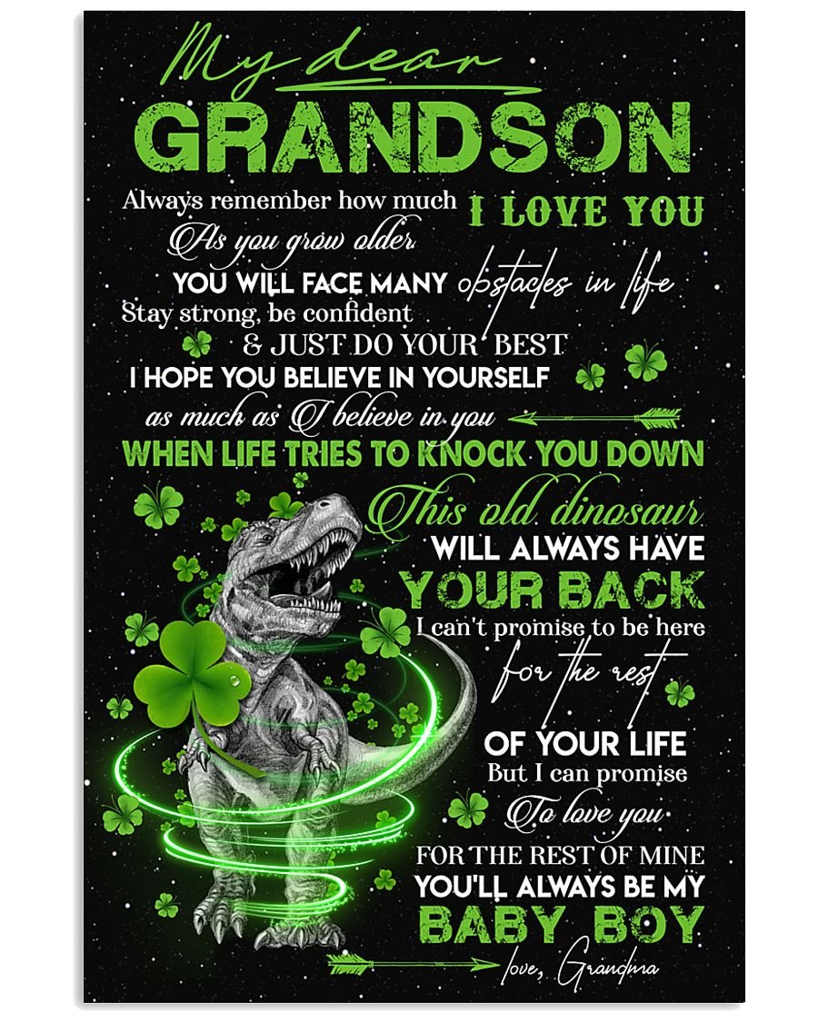 To My Grandson Poster-A Loves Gift