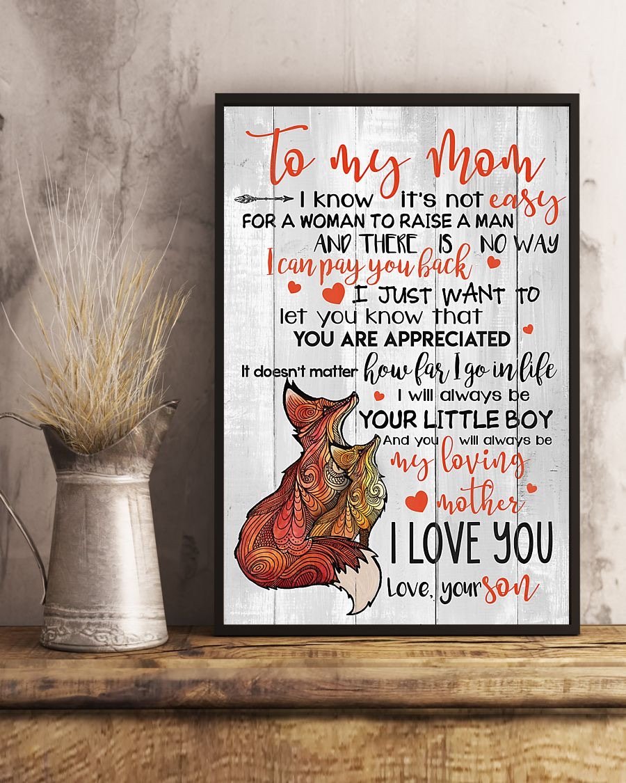To My Mom Poster-A Loves Gift