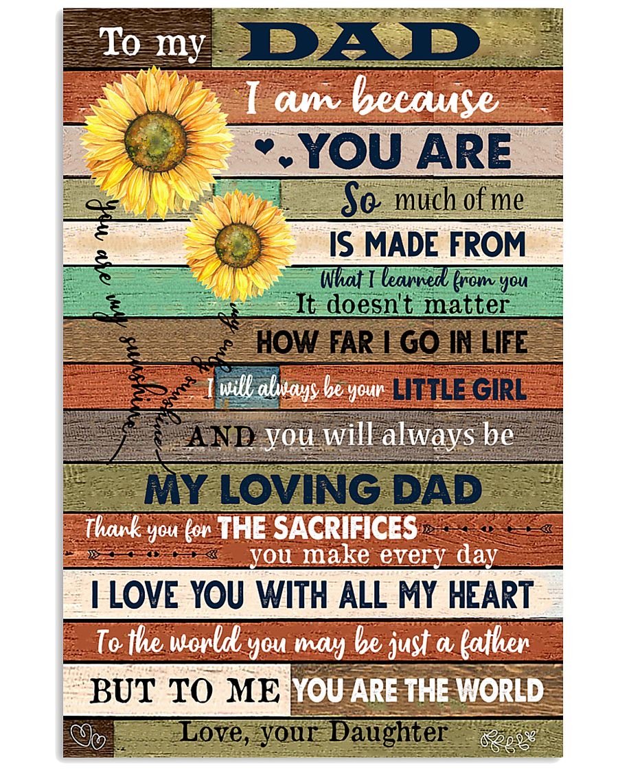 To My Dad Poster-A Loves Gift