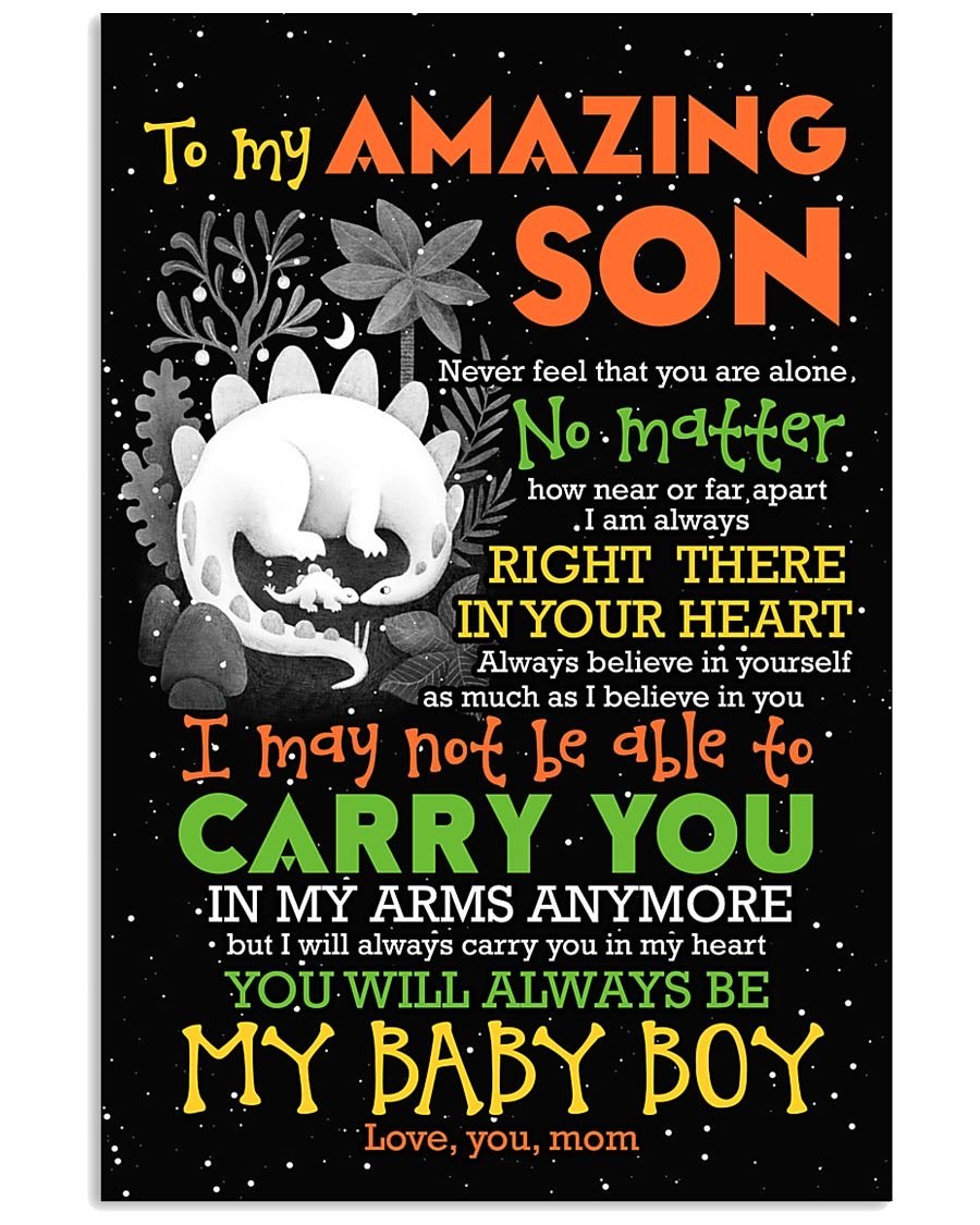 To My Son Poster - Great Gifts For Your Son-A Loves Gift