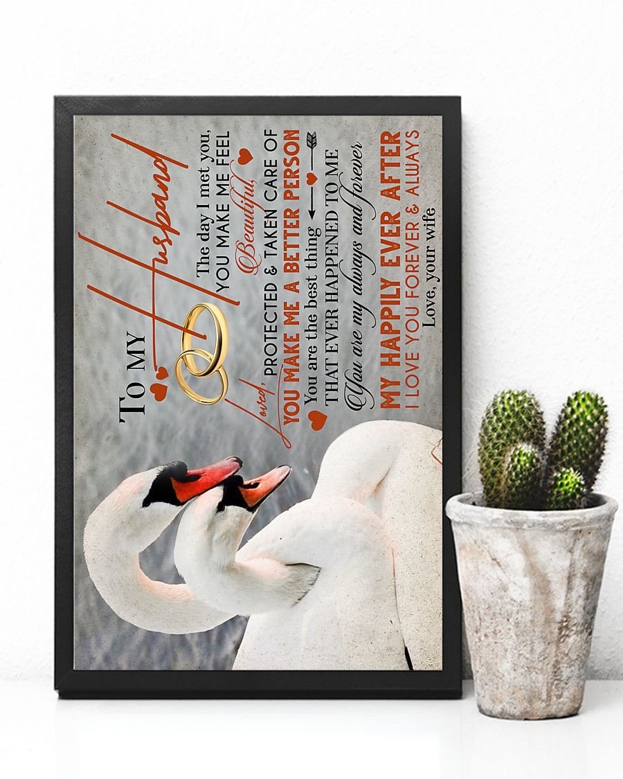 Perfect Gifts For Husband - To My Husband Poster-A Loves Gift