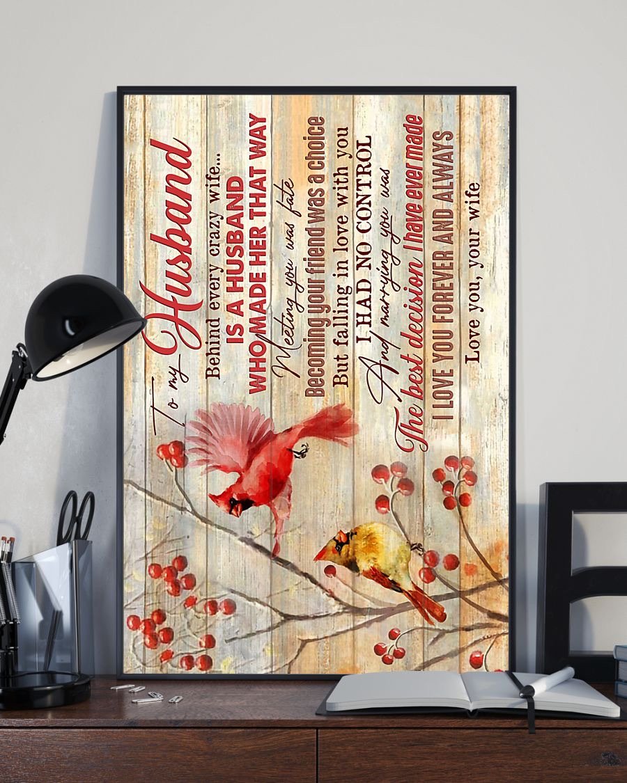 Perfect Gifts For Husband - To My Husband Poster-A Loves Gift