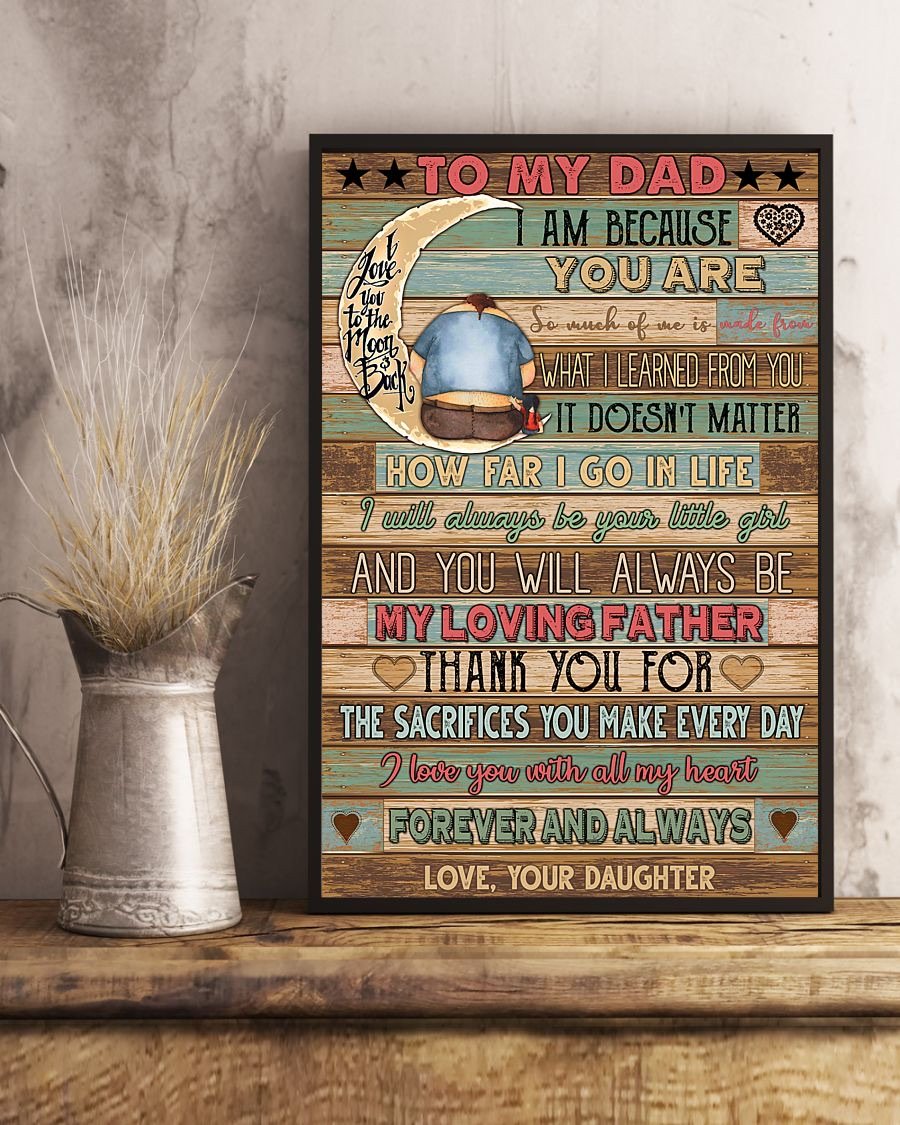 To My Dad Poster-A Loves Gift