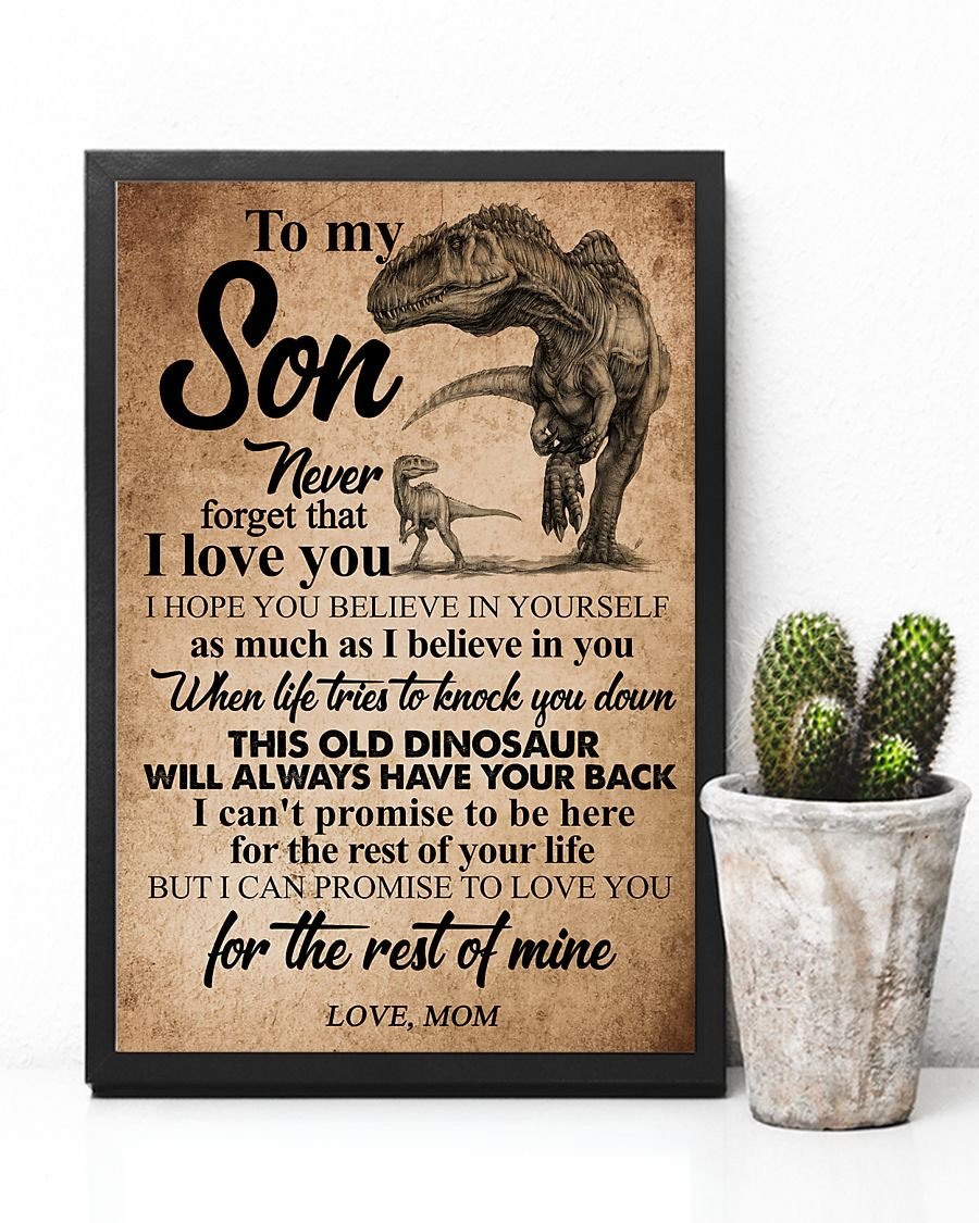 To My Son Poster - Great Gifts For Your Son-A Loves Gift