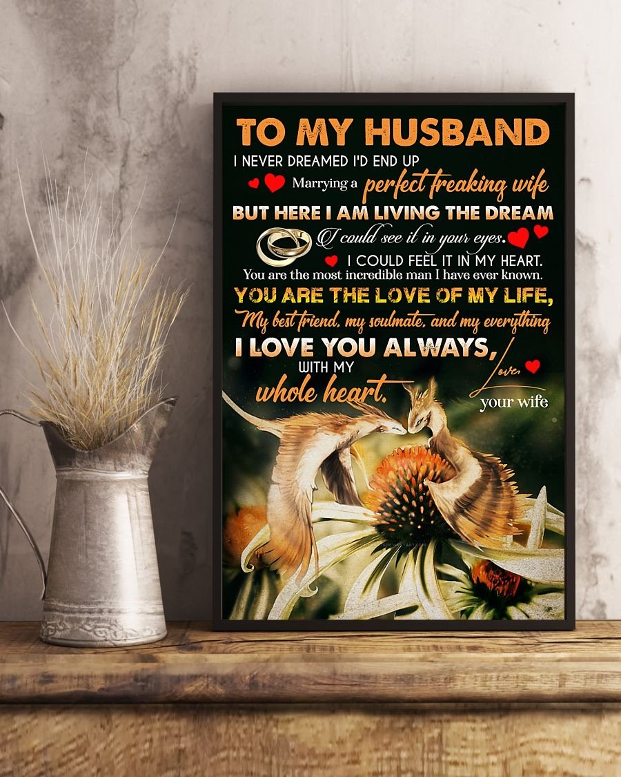 Perfect Gifts For Husband - To My Husband Poster-A Loves Gift
