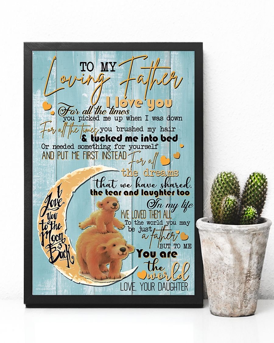 To My Dad Poster-A Loves Gift