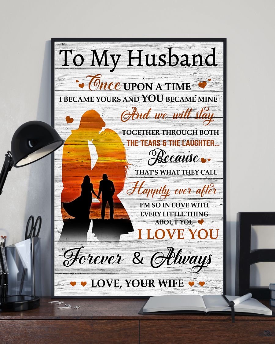 Perfect Gifts For Husband - To My Husband Poster-A Loves Gift