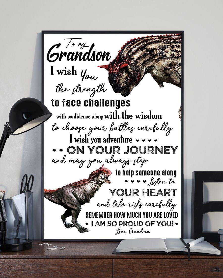 To My Grandson Poster-A Loves Gift