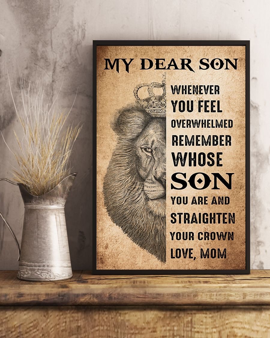 To My Son Poster - Great Gifts For Your Son-A Loves Gift