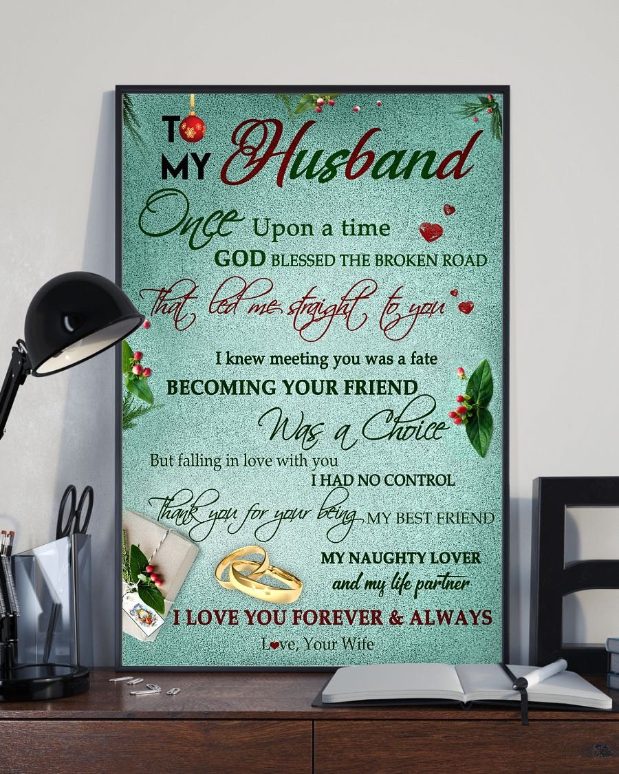 Perfect Gifts For Husband - To My Husband Poster-A Loves Gift
