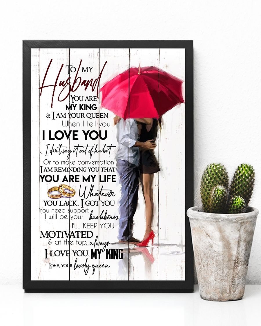 Perfect Gifts For Husband - To My Husband Poster-A Loves Gift