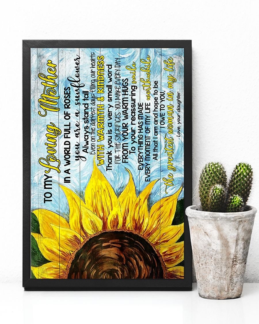 To My Mom Poster-A Loves Gift