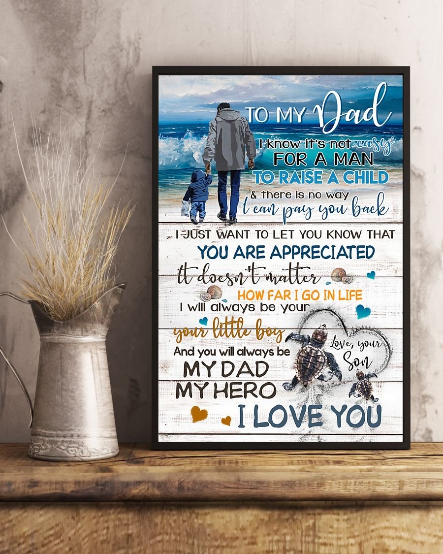 To My Dad Poster-A Loves Gift