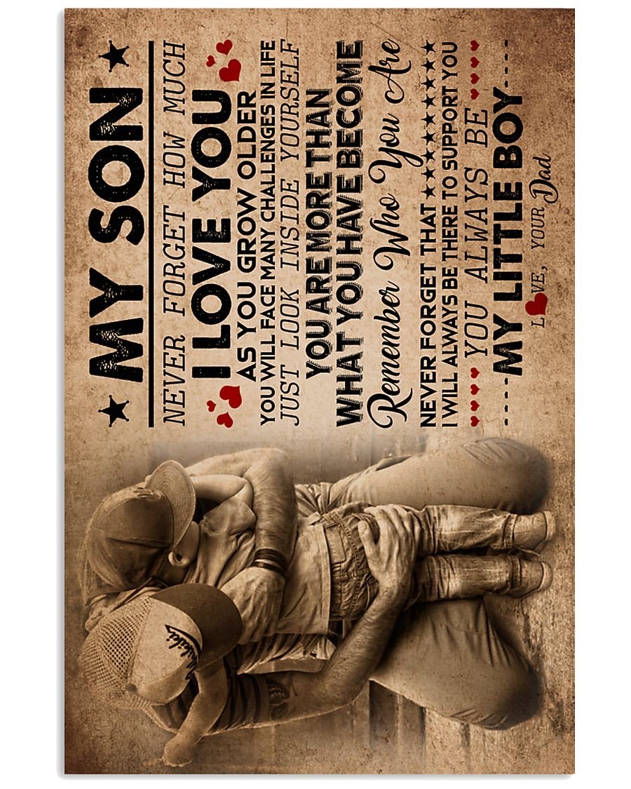 To My Son Poster - Great Gifts For Your Son-A Loves Gift