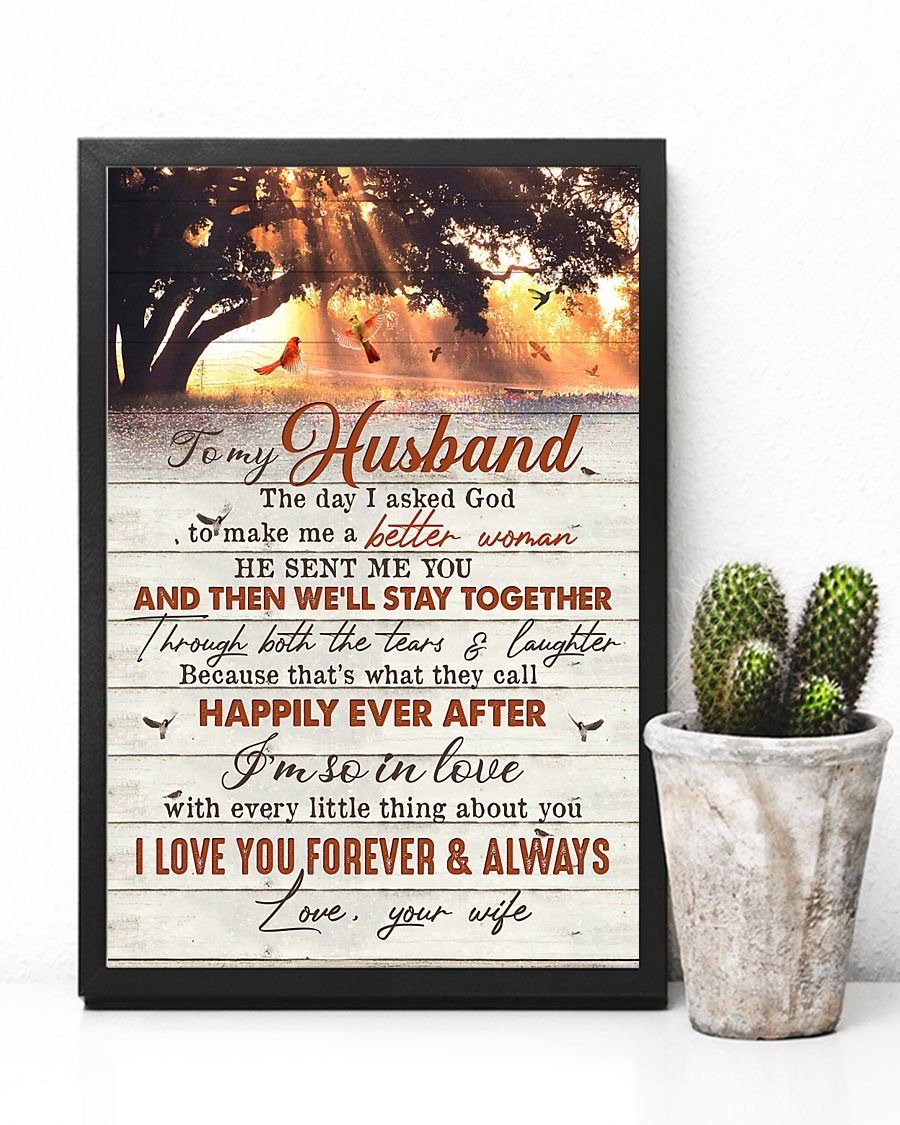 Perfect Gifts For Husband - To My Husband Poster-A Loves Gift