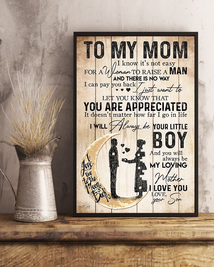 To My Mom Poster-A Loves Gift