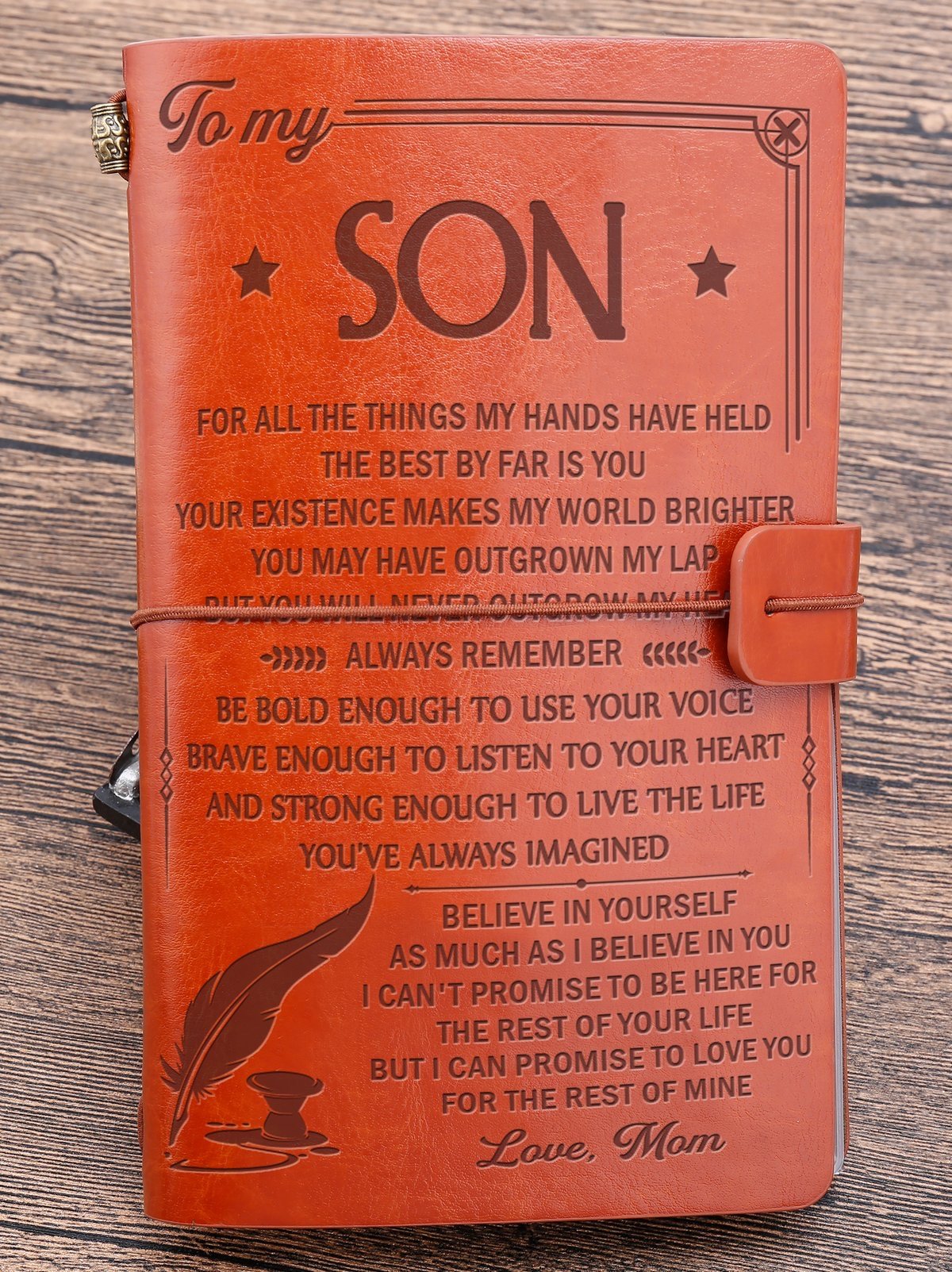 To My Son - Vintage Journal Notebook-A Loves Gift
