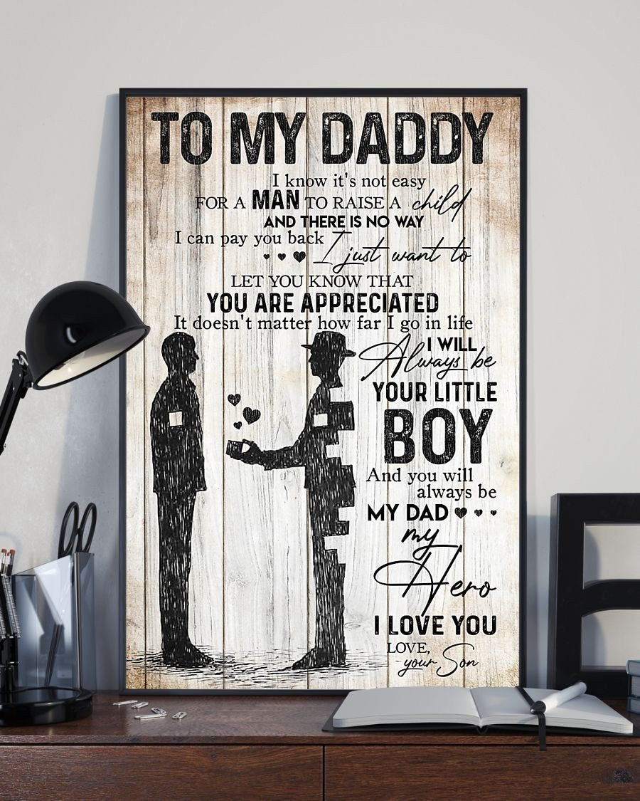 To My Dad Poster-A Loves Gift