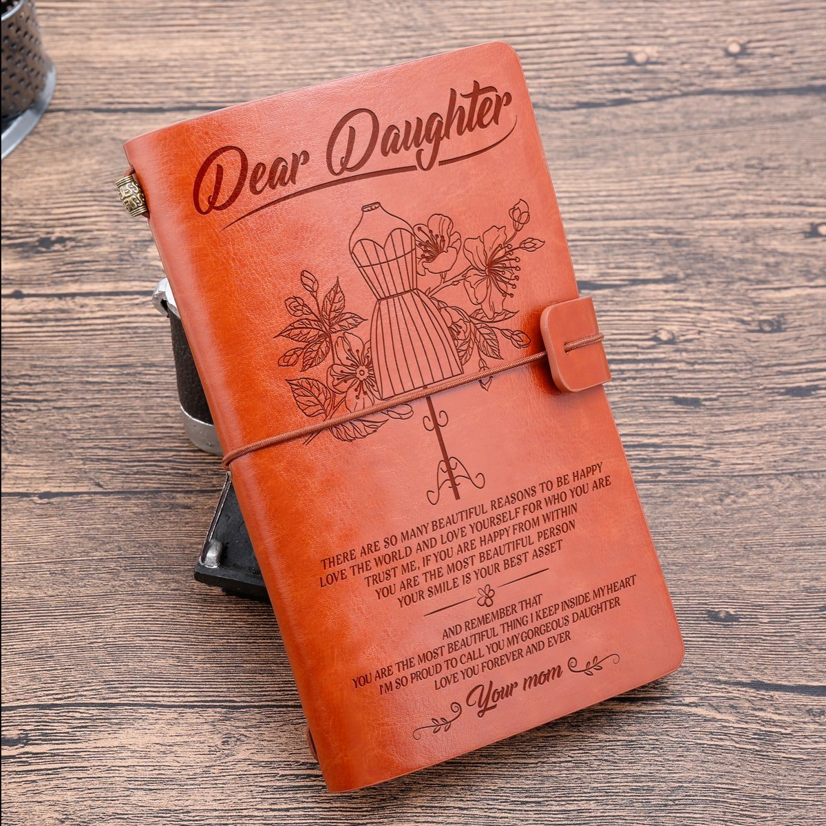 To My Daughter - Vintage Journal Notebook-A Loves Gift