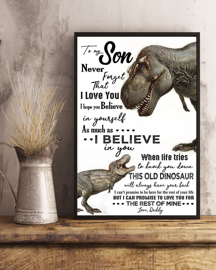 To My Son Poster - Great Gifts For Your Son-A Loves Gift